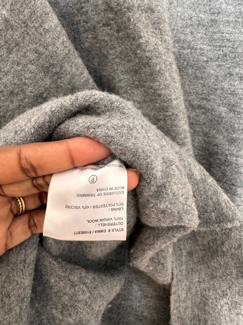 Sosken Studios 100% Virgin Wool Cardigan - Picture 8 of 8